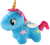 Teddies Jednorožec plyš 24cm modrý v sáčku 0+
