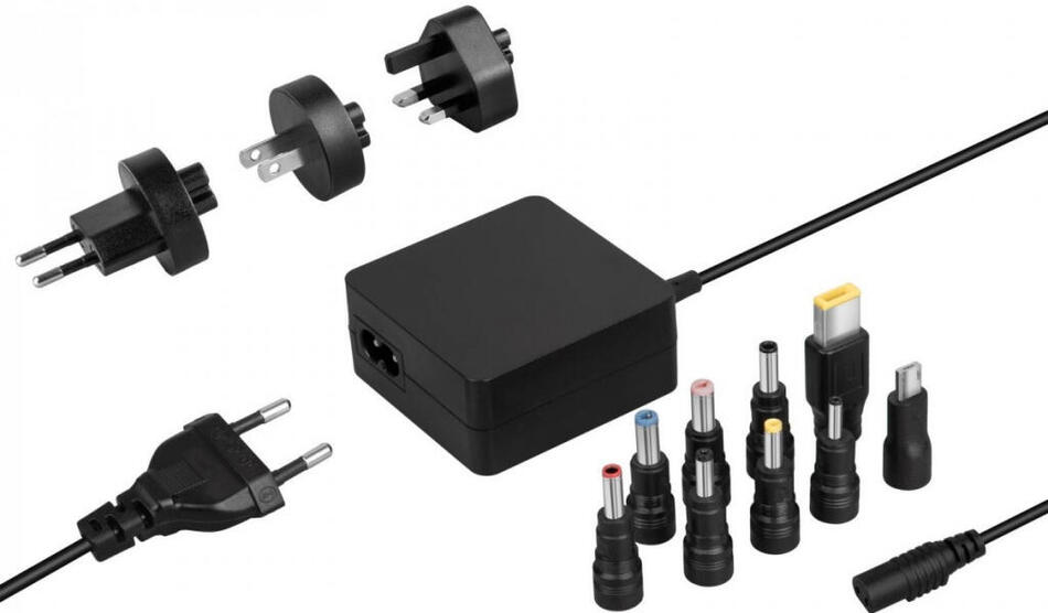 AVACOM QuickTIP 45W - univerzální adaptér pro notebooky + 9 konektorů (ADAC-UNV-A45W)