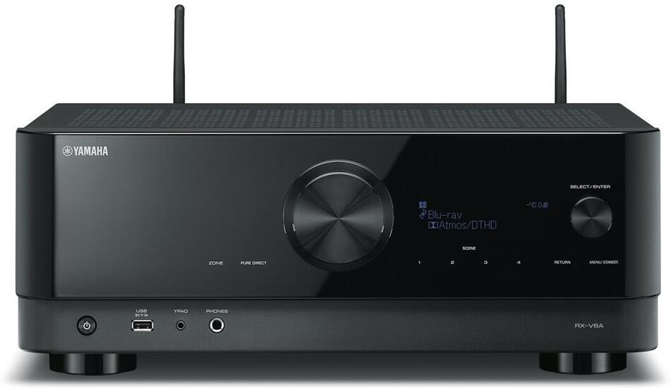 AV receiver YAMAHA RX-V6A, černý