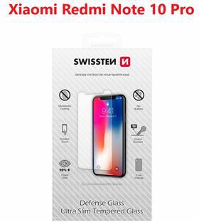 OCHRANNÉ TEMPEROVANÉ SKLO SWISSTEN PRO XIAOMI REDMI NOTE 10 PRO RE 2,5D