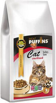 Puffins Cat Sterilised Turkey&Tuna 2kg