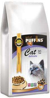 Puffins Cat Delicate Beef&Tuna 10kg