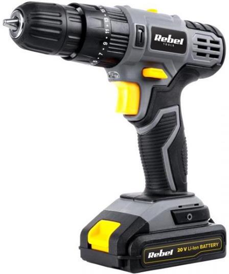 Vrtačka příklepová AKU REBEL RB-1002
