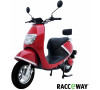 Elektroskútr RACCEWAY® MONA, červený