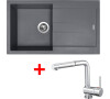 Sinks AMANDA 860 NANO Nanogrey+MIX 3 P