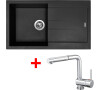 Sinks AMANDA 860 NANO Nanoblack+MIX 3 P