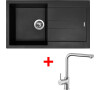 Sinks AMANDA 860 Pureblack+ELKA