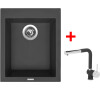 Sinks CUBE 410 NANO Nanoblack+MIX 3 P GR