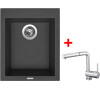 Sinks CUBE 410 NANO Nanoblack+MIX 3 P
