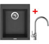 Sinks CUBE 410 Pureblack+VITALIA