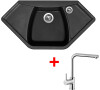 Sinks NAIKY 980 Pureblack+ELKA