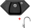Sinks NAIKY 980 Pureblack+VITALIA