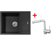Sinks AMANDA 650 NANO Nanoblack+MIX 3 P