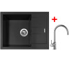 Sinks AMANDA 650 Pureblack+VITALIA