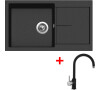 Sinks INFINITY 860 Metalblack+VITALIA GR