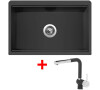 Sinks FARMHOUSE 838 NANO Nanoblack+MIX 3 P GR
