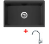 Sinks FARMHOUSE 838 NANO Nanoblack+MIX 35