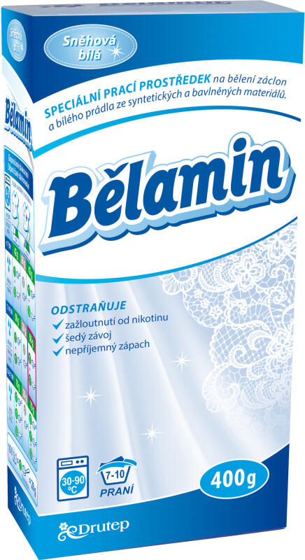 Bělamin na bělení záclon a prádla Drutep 400 g