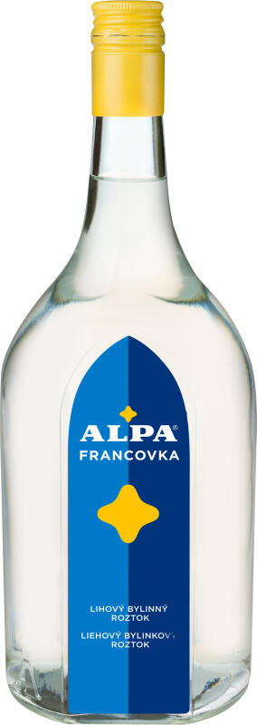 Alpa Francovka lihový bylinný roztok, 1 l