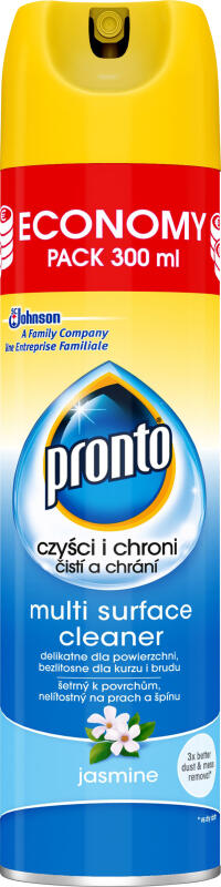 Pronto 5v1 Multifunkční Anti-Dust Jasmine sprej proti prachu, 250 ml