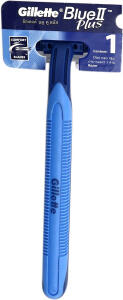 Gillette Blue II Plus Ultra Grip HRDC 48, jednorázový strojek, 1 ks