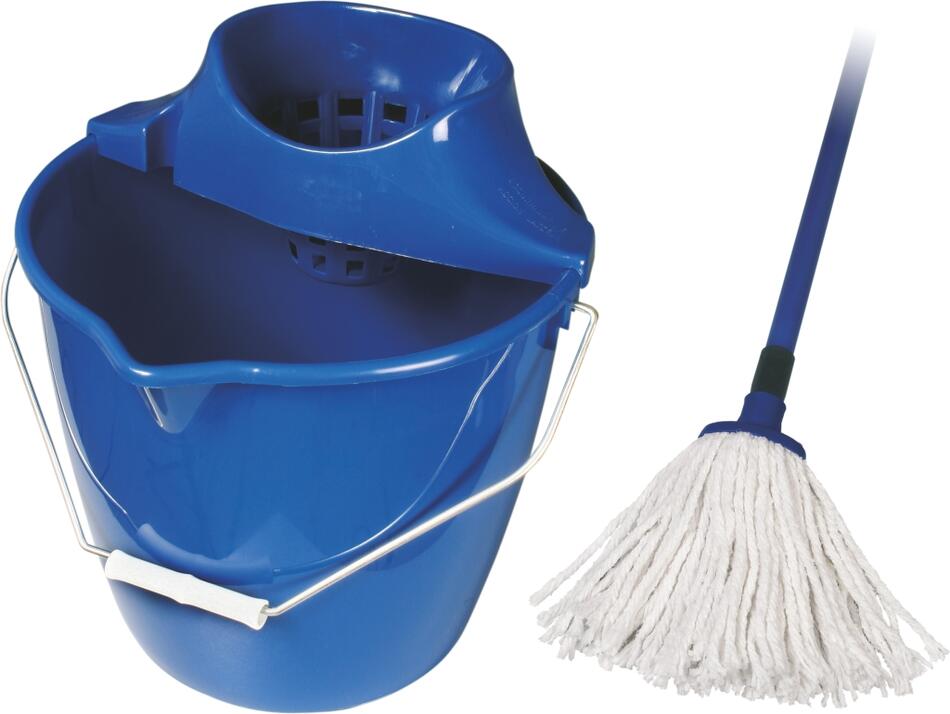 Spokar Cotton úklidová souprava, kbelík, ždímač, mop, 1 sada