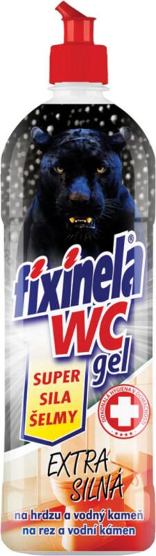 Fixinela Extra Wc gel síla šelmy, WC čistič, 750 ml