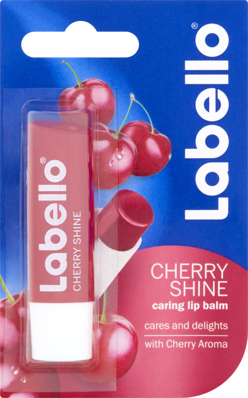 Labello Cherry Shine třešňový balzám na rty, 4,8 g