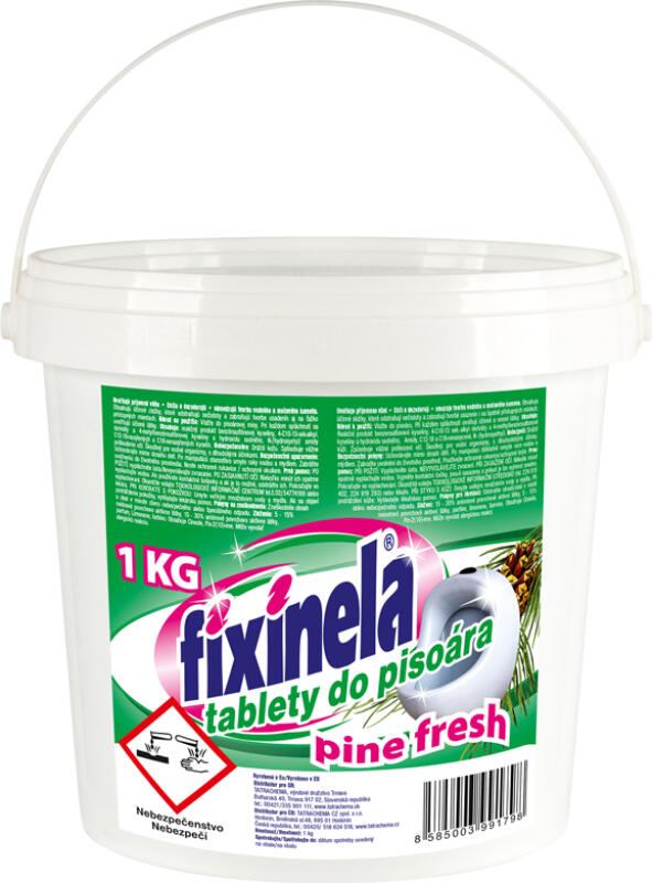 Fixinela WC tablety do pisoáru borovice, 1 kg