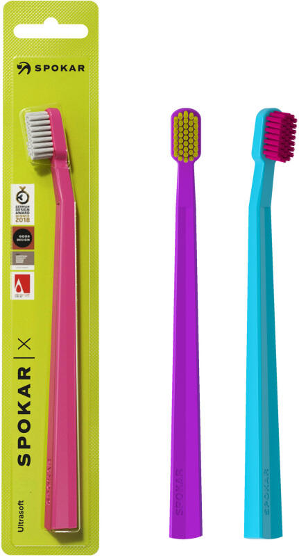 Spokar X 3429 ultrasoft zubní kartáček, extra měkký