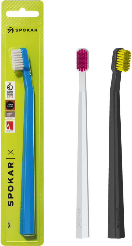 Spokar X 3429 soft zubní kartáček, středně měkký