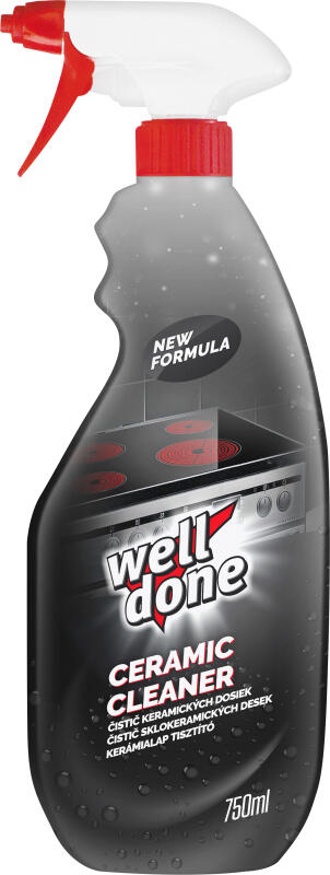 Well Done čistič sklokeramických a indukčních desek, 750 ml