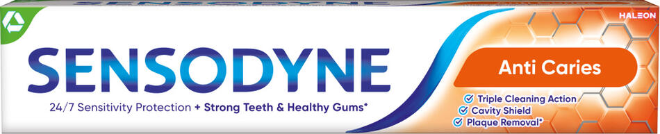 Sensodyne Anti Caries zubní pasta s fluoridem, 75 ml
