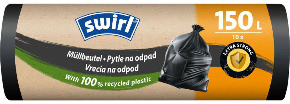 Swirl pytle na objemný odpad 150 l, 770 × 1077 mm, 32 µ, 10 ks
