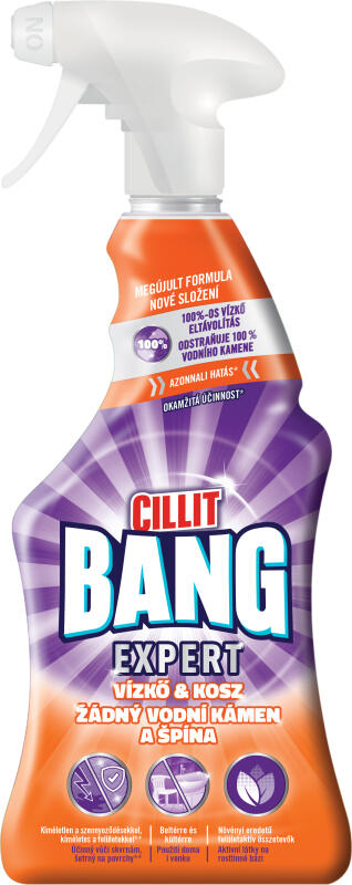 CILLIT BANG odstraňovač vodního kamene do koupelny, 750 ml