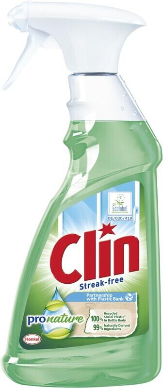 Clin Pronature přírodní čistič na okna, 500 ml