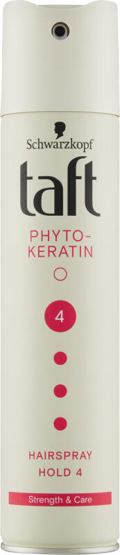 Taft Keratin, lak na vlasy ultra silný, síla fixace 4, 250 ml