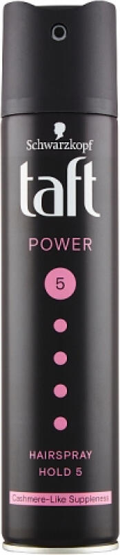 Taft Power Cashmere, lak na vlasy mega silná fixace, síla fixace 5, 250 ml