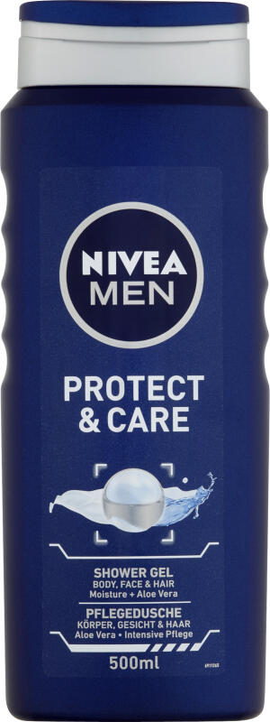 Nivea Men Protect & Care sprchový gel, 500 ml