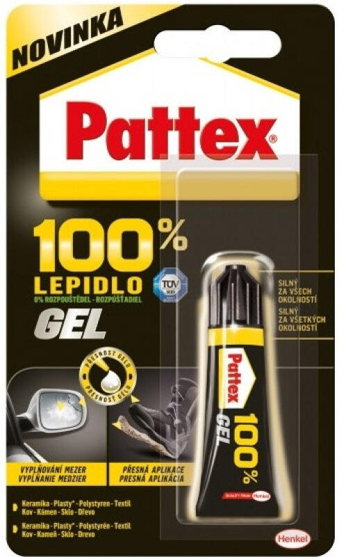 PATTEX 100% gel univerzální lepidlo 8 g