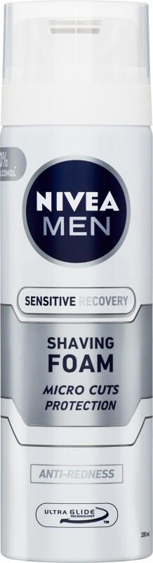 Nivea Men pěna na holení Sensitive Recovery, 200 ml