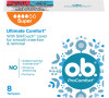 O.B. ProComfort Super tampony, 8 ks