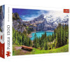 TREFL Puzzle Jezero Oeschinen Alpy, vcarsko 1500 dlk 85x58cm v krabici 40x26x6cm