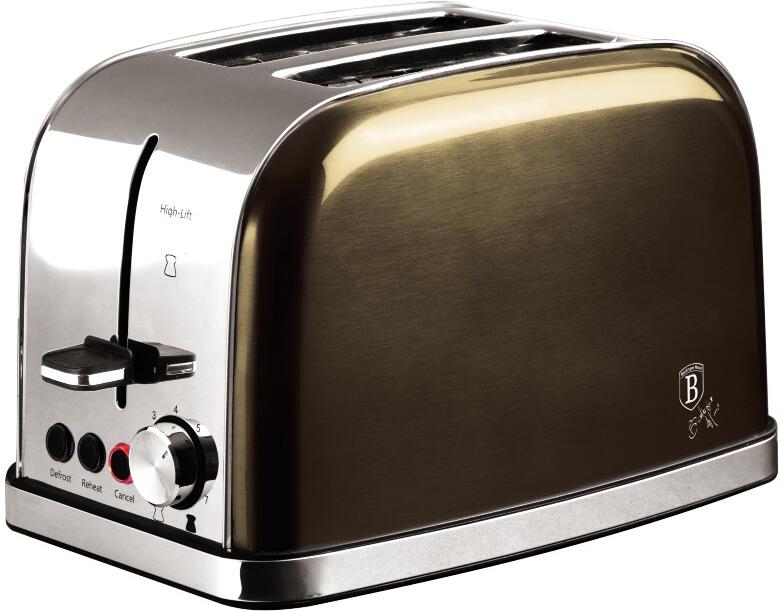 Topinkovač BERLINGERHAUS BH-9395, nerez Shiny Black Collection