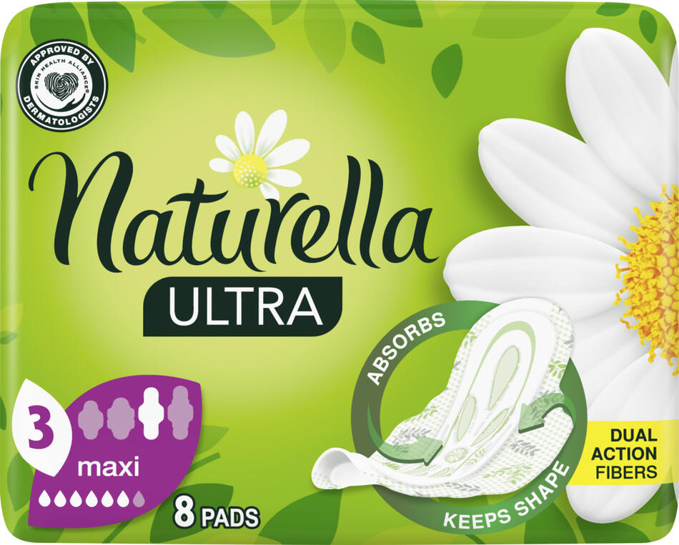 Naturella dámské vložky Ultra Maxi, 8 ks