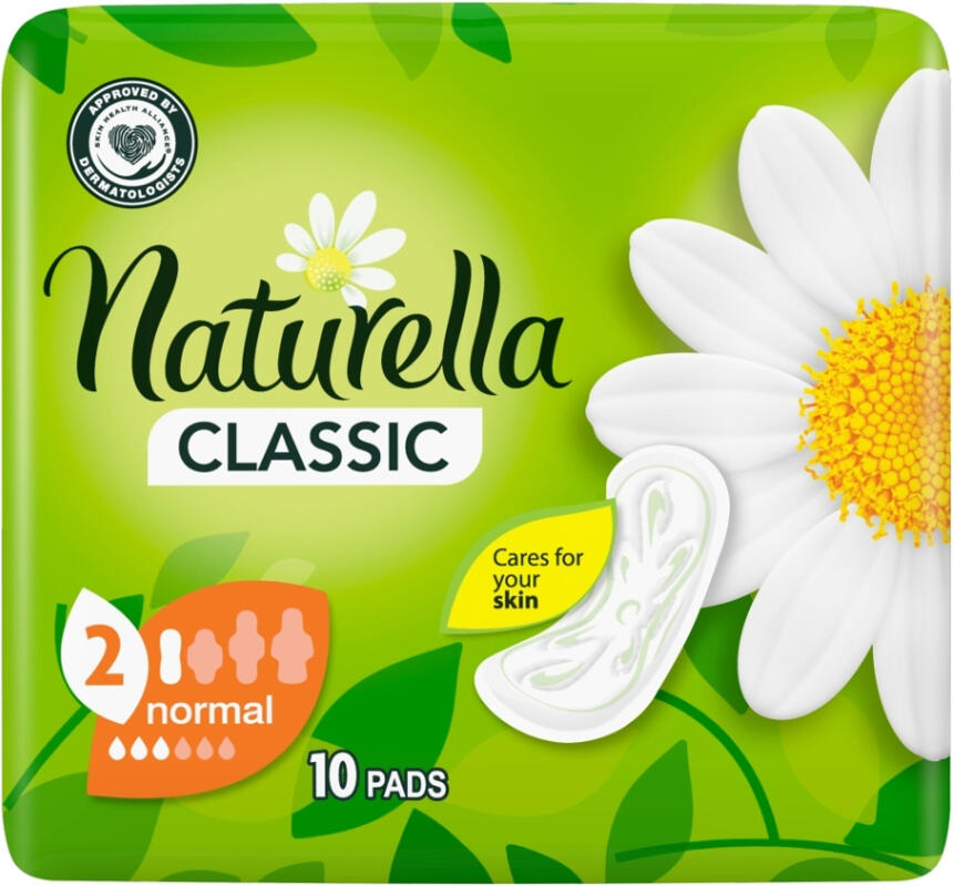 Naturella dámské vložky Classic Normal, 10 ks