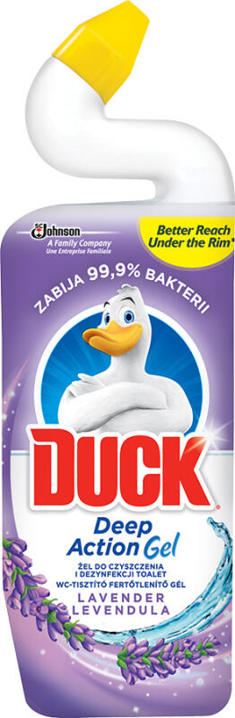 Duck 5v1 Lavender Wc tekutý čistič s levandulovou vůní, 750 ml