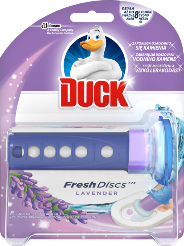 Duck WC blok Fresh Discs Levandule, 36 ml