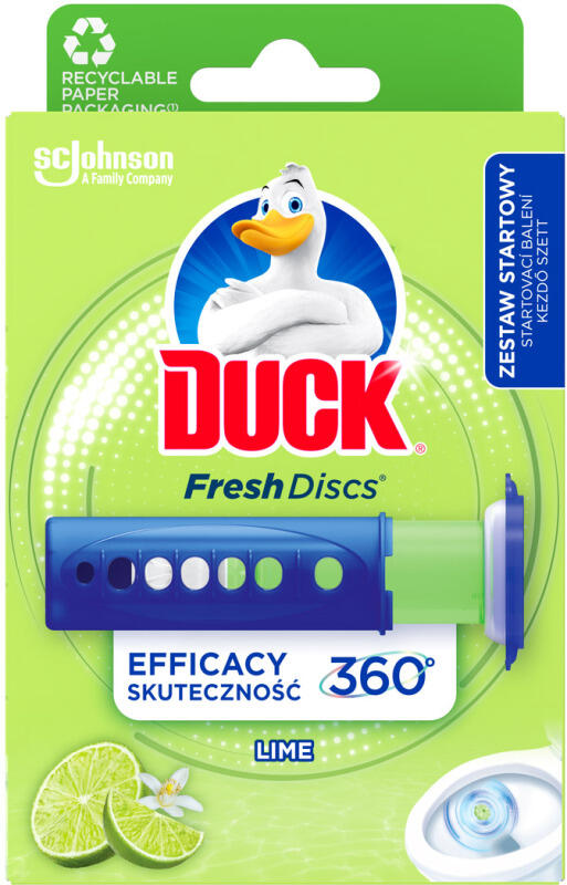 Duck WC blok Fresh Discs Limetka, 36 ml