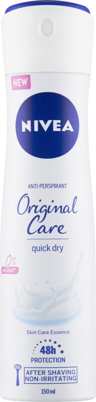 Nivea Original Care antiperspirant, 150 ml